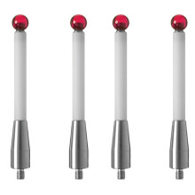 4Pcs CMM Probe Stylus 6mm  Tip CMM Contact Probes Ceramic Shafts Probe Testing Accessories for Renishaw A-5000-3709