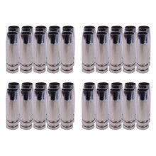 15Ak Gas Nozzle 40Pcs Mig Welding Torch Gas Nozzle Contact Tip for Mig Mag Welding