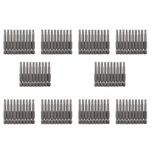 100 Piezas Punta de Destornillador de Torx de T20 Magnetica de 4 mm Vastago de de 6.3 mm Hexagonal
