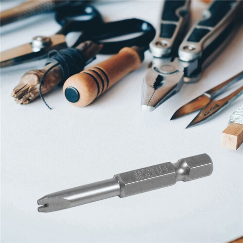 10Pcs Set Security Bit Set Tamper Proof Screwdriver Drill Bit Screw Driver Bits Hex Shank Magnetic U Shaped 2