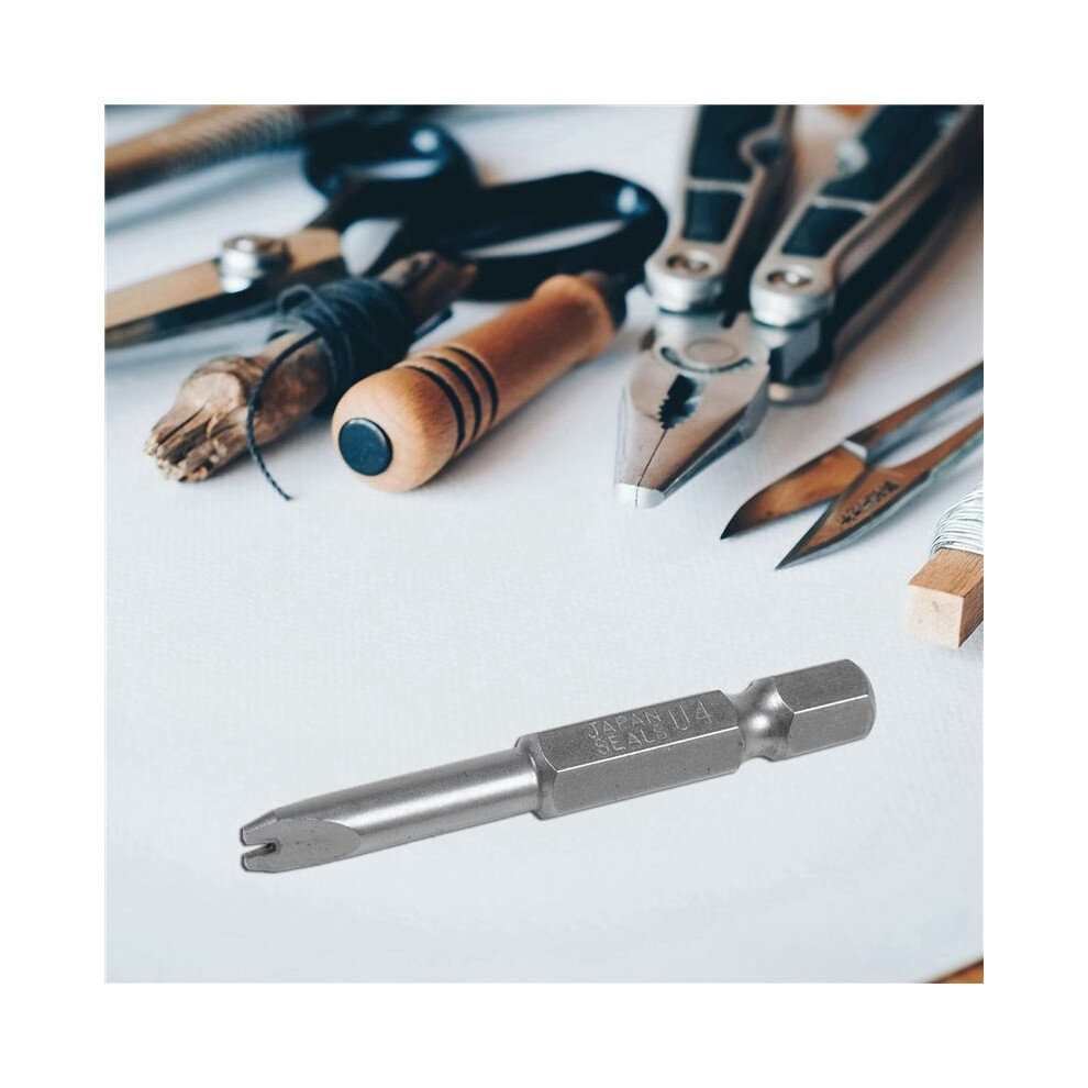 10Pcs Set Security Bit Set Tamper Proof Screwdriver Drill Bit Screw Driver Bits Hex Shank Magnetic U Shaped 4714117417373