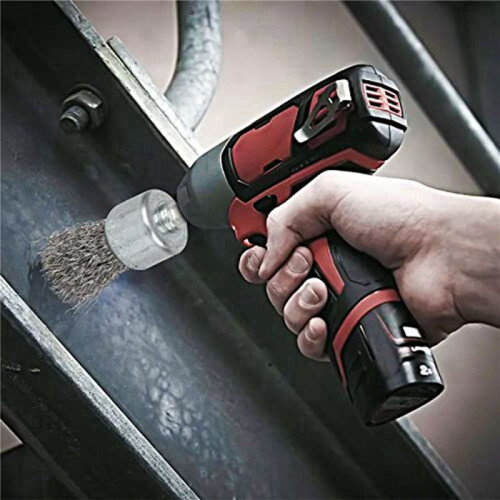24PCS Wire Brush Wheel for Drill, Wire Wheel Cup Brushes for Drill Paint Surface Rust Removal and Small Spaces 2