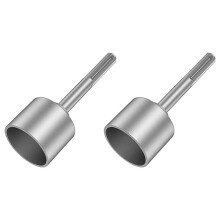 2X SDS-Max-Erdungsstangentreiber, 65-Mm-Hochleistungsstahlbohrer-Bittreiber, für Bohrhammer-Erdungsstangen (2,56 Zoll)