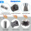 24PCS Wire Brush Wheel for Drill, Wire Wheel Cup Brushes for Drill Paint Surface Rust Removal and Small Spaces 6