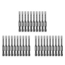 30Pcs Diamond Drill Bits,6mm Dry Diamond Core Drill Bit Set for Ceramic,Granite,Tile,Glass,Marble,Brick,Stone
