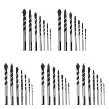 35x Tungsten Carbide Drill Bit Set for Porcelain Ceramic Tile, Concrete, Brick Wall, Glass, Mirrors, (3 4 5 6 8 10 12mm)