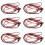 12pcs 1M Long Alligator Clip to Banana Plug Test Cable Pair for Multimeter 1