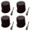144 Set di Mole da Taglio per Mole Rotonde Ø25X6Mm Marrone per  Kl 1 1