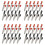 40x 5A Handle Electrical Crocodile Alligator Clips 1