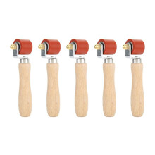5X Hand Pressure Roller, 28mm Silicone Pressure Roller Rolle for PVC/TPO/EPDM Roofing Tools Flooring Tools Welding Tool