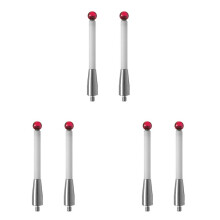 6 Pezzi Stilo per Sonda CMM, Punta un Sfera da 6 Mm, Sonde di Contatto CMM, Alberi nel Ceramica, Accessori per Test Sonda per Renishaw A-5000-3709