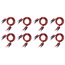 16 Cavi di Prova Multimetro Cavo Jumper Linea di Sicurezza 4 mm Spina A Banana Strumento di Test Retrattile Rosso Nero