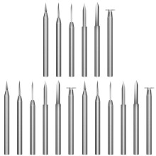3X Wood Carving Drill Bits Set for Rotary Tool 6Pcs Engraving Drill Accessories Bit Wood Crafts Grinding Tool 3mm