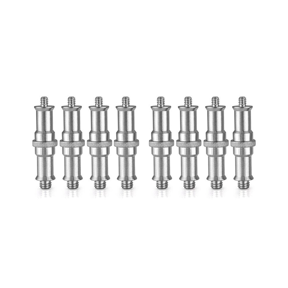 8Pcs 1/4Inch To 3/8Inch Male Thread Adapter Double-Ended Spigot Stud Male Adapter Camera Screw Photograph Hand Tool 4711931992246