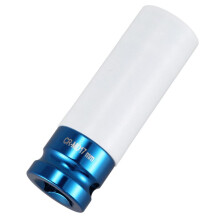 2X Alloy Wheel 1/2 Inch Drive 17mm Set Thin Wall Deep Impact Nut Socket