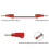 16Pcs Multi-Meter Test Leads Cable Jumper Wire  Security 4mm Banana Plug Retractable Test Tool Red Black 5