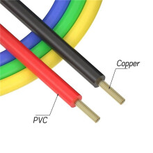 P1036 10PCS 4mm Copper Banana Plug to Banana Plug Multimeter Test Leads Soft PVC Cable 1M Wire 1000V 15A