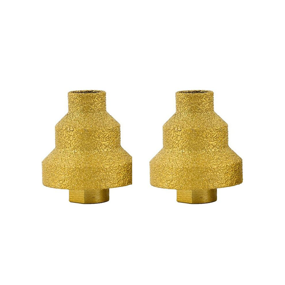 2Pcs 20-35-50Mm Diamond Chamfer Drill Bit Angle Grinder Saw M10 Thread For Enlarge Marble Tile Masonry Concrete 6033193017351