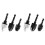 6 PCS 1/4 Polegadas Hex Hex Shank Keyless Drill Chuck Adaptador de Troca Rápida Brocas de Impacto, Acessórios para Ferramentas Elétricas 1