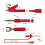2X P1503E Series Universal Multimeter Probe Test Leads Kit Replacement Needle Tester Tip IC SMD Test Hook Alligator Clip 1