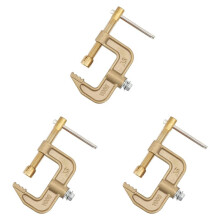 3X Welding Ground Clamp, 500A Current G-Type Solid Brass Ground Clamp, 43Mm Jaw Width for Tig Mig MMA Welders