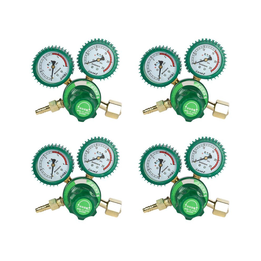 4X Oxygen Gas Bottle Regulators O2 Reducing Pressure Inhaler Acetylene Double Gauge Regulator Oxygen Tank Regulator 6032911961464