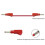 10Pcs Multi-Meter Test Leads Cable Jumper Wire  Security 4mm Banana Plug Retractable Test Tool Red Black 5