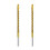 2pcs 3mm Titanium Coated Drill Bit Spiral Jagged Saw Drill Bit Composite Drill Bit Twist Drill Bit 1