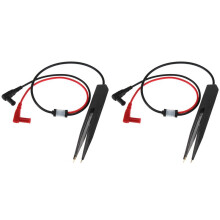 2X SMD SMT Chip Test Clip Multimeter Probe Tweezers for Capacitance Inductance Resistor Measurement Multi-Use Test Tool