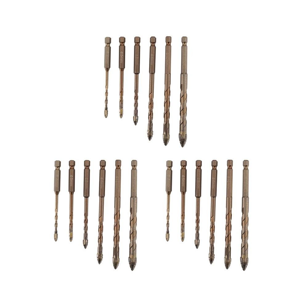 3X Four-Flute Sawtooth Eccentric Drill Bit, Four Edged Serrated Eccentric Drill, Four-Flute Sawtooth Eccentric Drill Bit 6032578938182