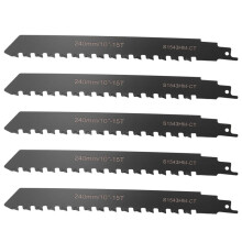 5X Curpro Sågblad Hårdmetall Volframkarbid för Kapning Av Porös Betong, Fibercement, Tegel 240 mm/9,45 Tum