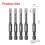 100Pcs Diamond Drill Bits,6mm Dry Diamond Core Drill Bit Set for Ceramic,Granite,Tile,Glass,Marble,Brick,Stone 6