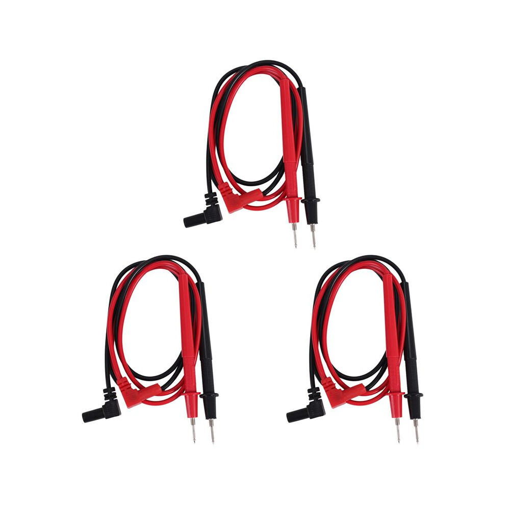 6X 1000V Banana Plugs Detachable Tip Multimeter Probe Test Lead Black Red 4713191169079