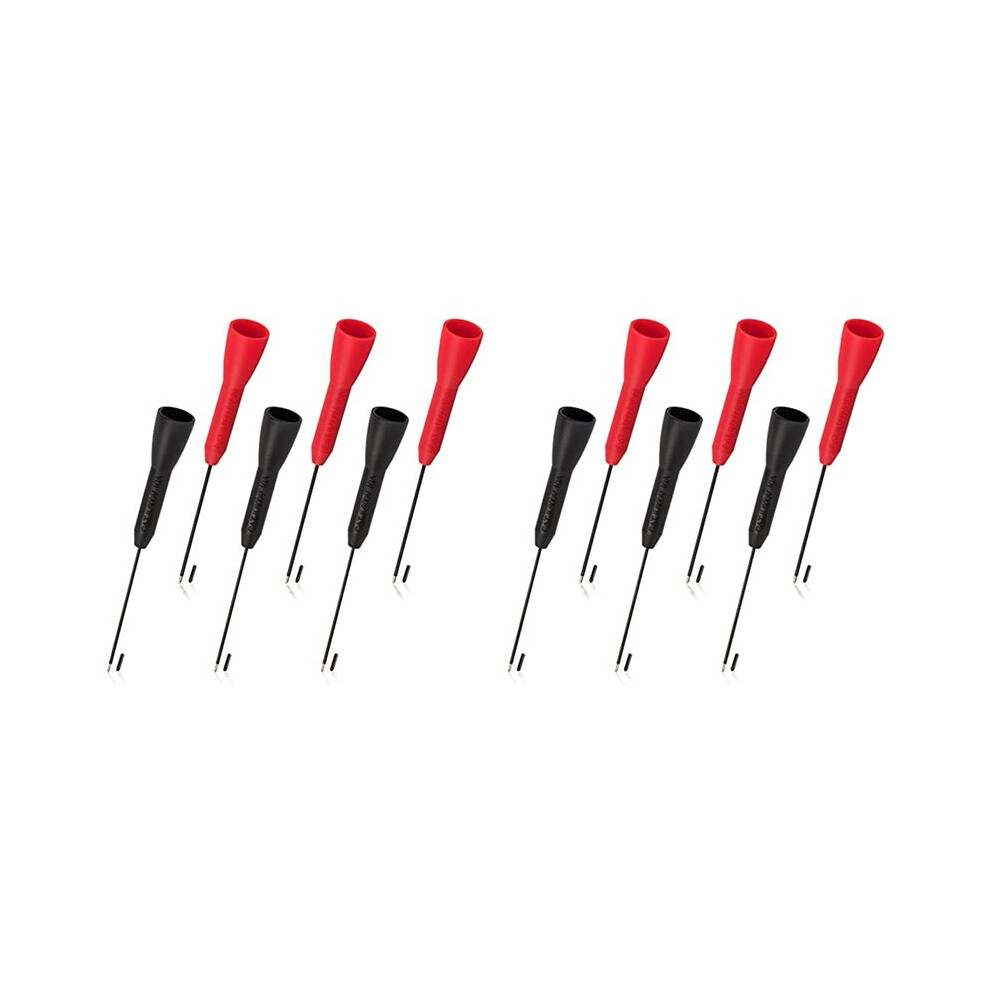 12 Pack 2Mm Needle Test Probes, 600V/10A Non-Destructive Multimeter Test For Leads Tl71 Tl75- 6 Black & 6 Red 6033952725268