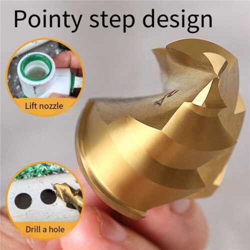 9pcs 20/25/32mm Step Drill Bit with Limit Swivel  PPR Lifting Cone Drill Bits for Water Pipe Reaming 2