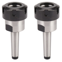 2X Cnc Machine Tool Holder Mt2 Er32 M10 Collet Chuck Morse Taper Toolholder Mt2-Er32 Collet Chuck Holder