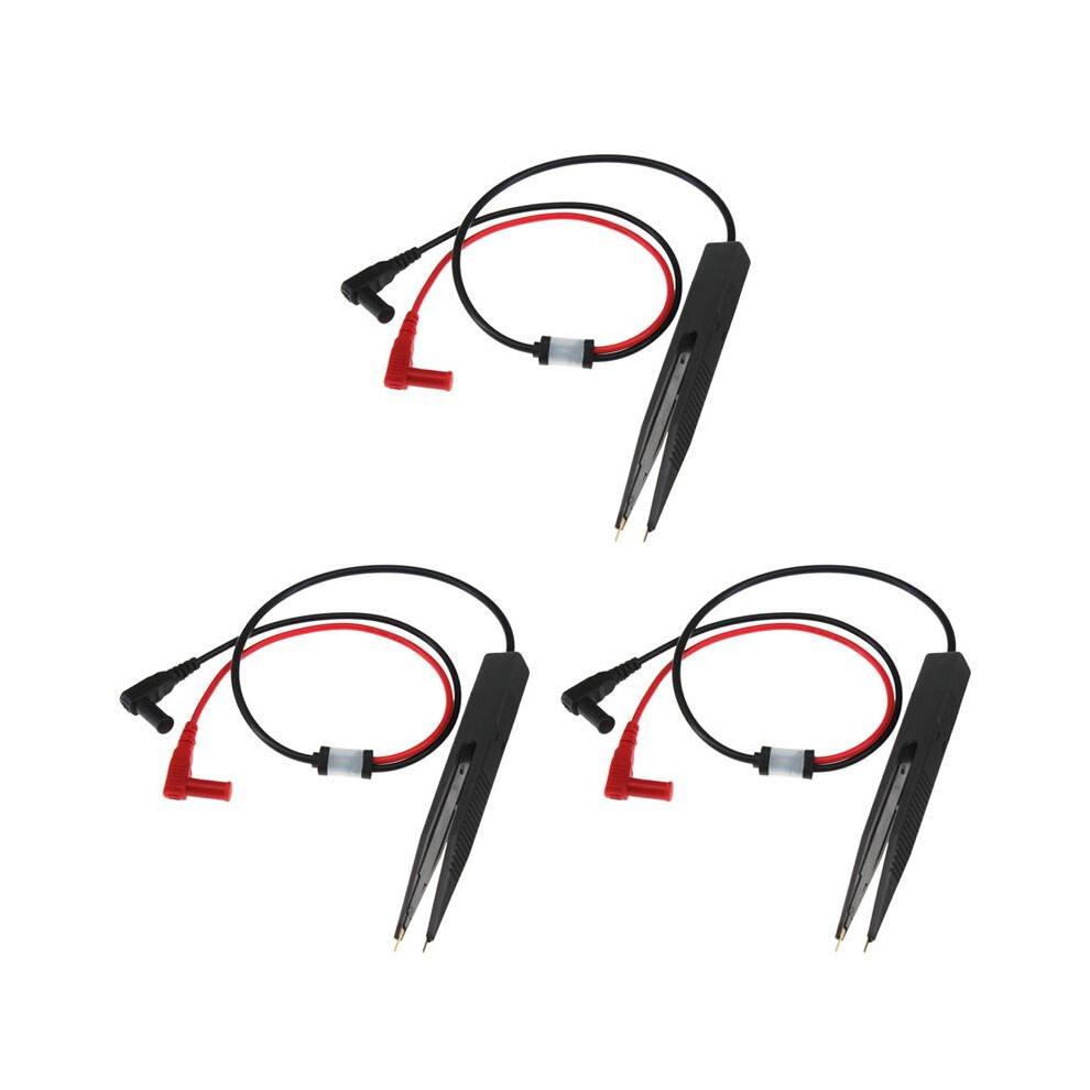 3X SMD SMT Chip Test Clip Multimeter Probe Tweezers for Capacitance ...