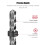 Drill Stop Bit Collar Set, 36PCS Adjustable Drill Depth Stop Collar Limit Ring with Carbon Steel Set for Drill Bits 3