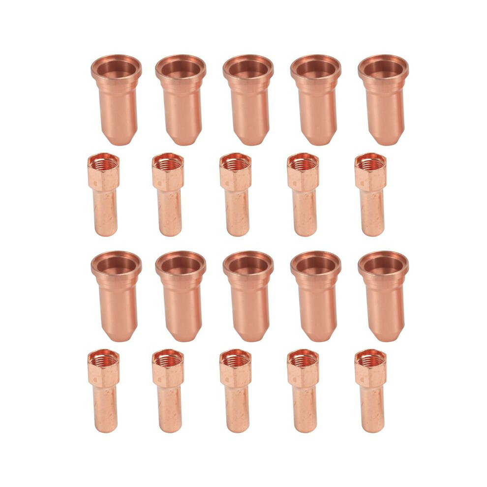 10Pcs 52556 Electrode And 10Pcs 51248 Nozzle Tip For Pt-100 Pt100 Ipt-100 Ptm-100 Ipt100 Ptm100 Plasma Cutting Torch 6031015821506