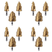12pcs 20/25/32mm Step Drill Bit with Limit Swivel PPR Lifting Cone Drill Bits for Water Pipe Reaming