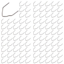 2000Pcs Hot Staple Repair Machine Plastic Welding Hot Stapler Auto Bumper Repair Pre Cut for All Cars Right Angle 0.8mm