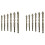 12X Four-Flute Sawtooth Eccentric Drill Bit, Multifunction Drill Bit Set, High Hardness Skewed  Eccentric Drill Bits 1