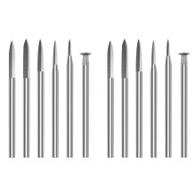 Juego de Brocas para Tallado de Madera, 12 Piezas, Accesorios para Brocas de Grabado, Kit para Tallado de Madera para Herramienta Rotativa, para