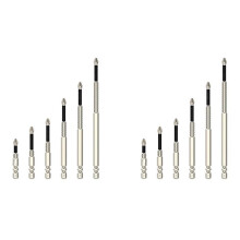 Hoogmagnetische Schroevendraaierboorset, 12 Stuks Antislip Magnetische Schroevendraaierbits, Elektrische Precisieschroevendraaierset