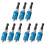 9PCS 60mm Drywall Screw Bits Setter Magnetic Bit Holder 1/4 Inch Hex Shank Driver Bits Adjustable Depth Screw Holder 1