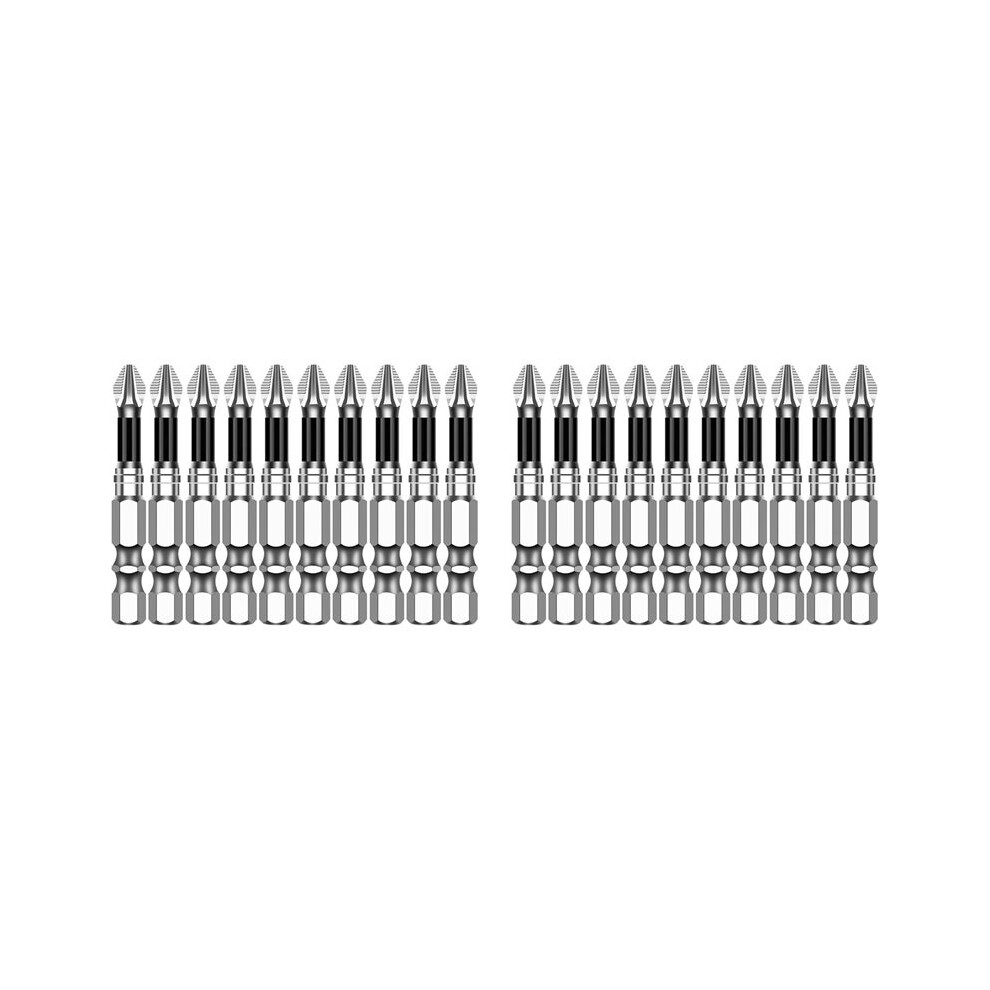 20Pcs 50Mm Screwdriver Bit Set Magnetic Impact Phillips Bit Screwdriver For Electric Screwdrivers 4713703345038