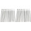 24 Pcs Open Mouth Cup Burr - 3/32In Shank Open Mouth Cup Shape Wire Rounder Bits Jewelry Setting Lapidary Making Bits 1