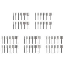 Stone Carving Set,60PCS Diamond Burr Bits for Stone Rocks Glass Ceramics Rotary Tools(4mm 5mm 6mm 8mm 10mm 12mm)