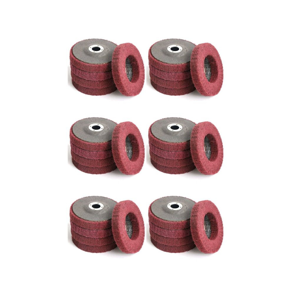 30Pcs 4 Inch Nylon Fiber Flap Disc Polishing Grinding Wheel,Scouring Pad Buffing Wheel For Angle Grinder 6033017082121