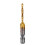 2pcs M3x0.5mm Hex Shank Titanium Plated HSS Screw Thread Metric Tap Drill Bits Screw Machine Compound Tap 2